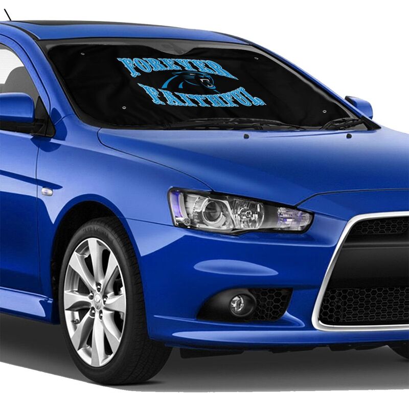 Carolina Panthers Printing car multi size front windshield sunshade car windshield sunshade
