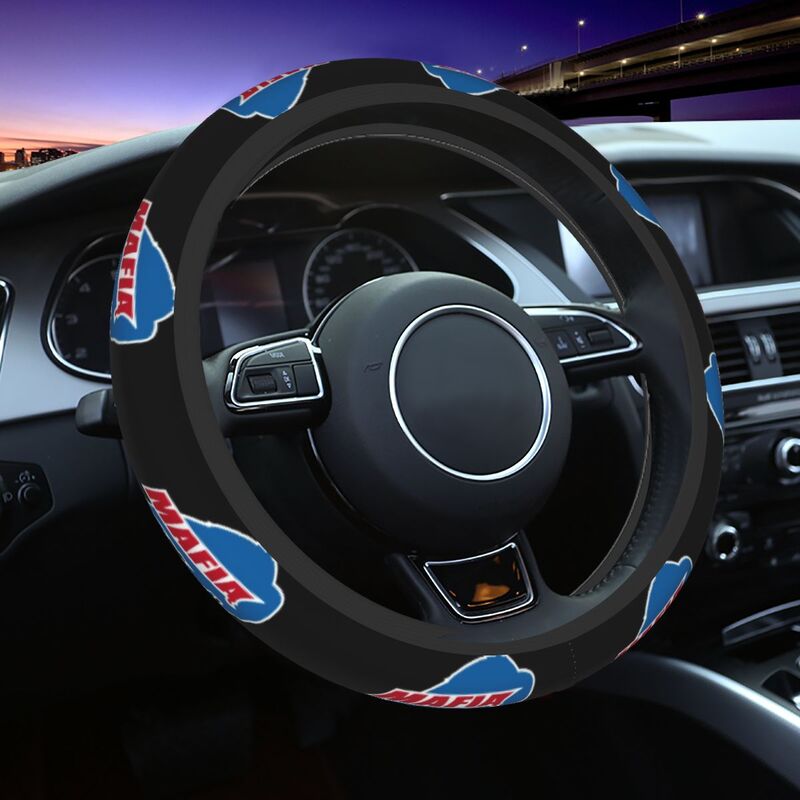 Buffalo Bills Printed breathable elastic steering wheel anti slip cover