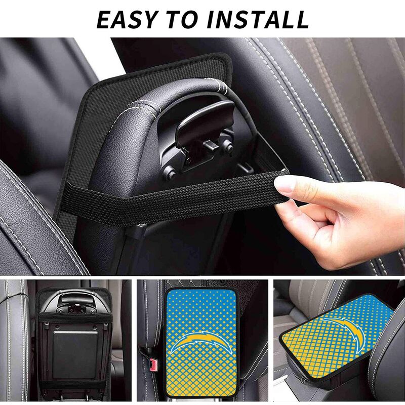 San Diego Chargers Car handrail box cushion Personalized printed car armrest cover