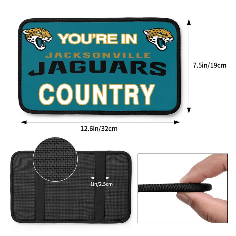 Jacksonville Jaguars Printed car armrest box pad elbow support pad