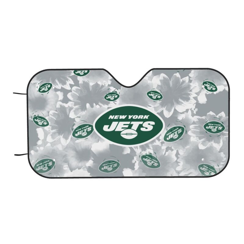 New York Jets Printed multi size car front windshield sunshade car windshield sunshade