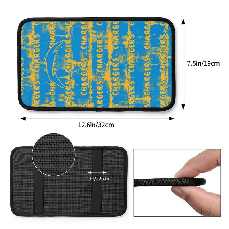 San Diego Chargers print Car armrest box protective cover car center console armrest pad