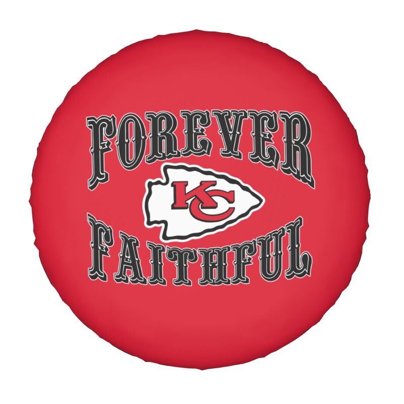 Kansas City Chiefs Printing car spare tire dust protection cover tire protection cover