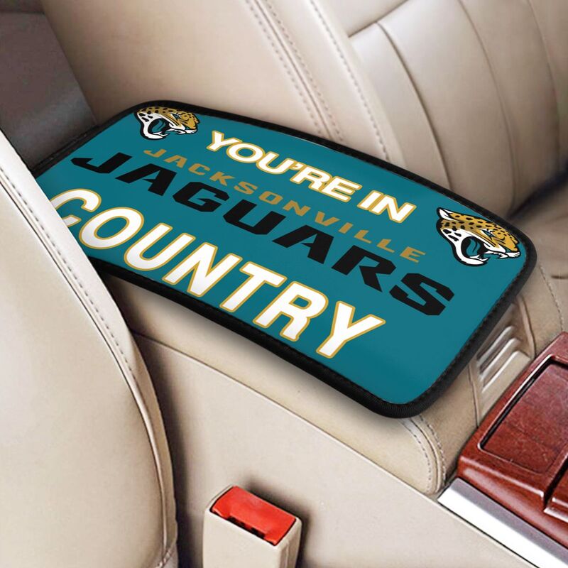 Jacksonville Jaguars Printed car armrest box pad elbow support pad