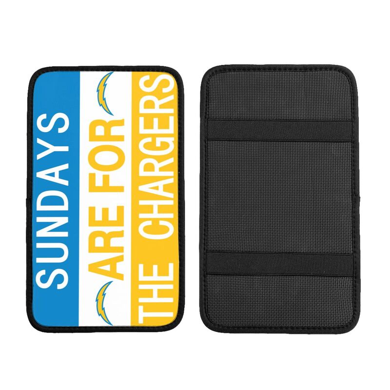 San Diego Chargers Personalized printed car armrest cover Car handrail box cushion