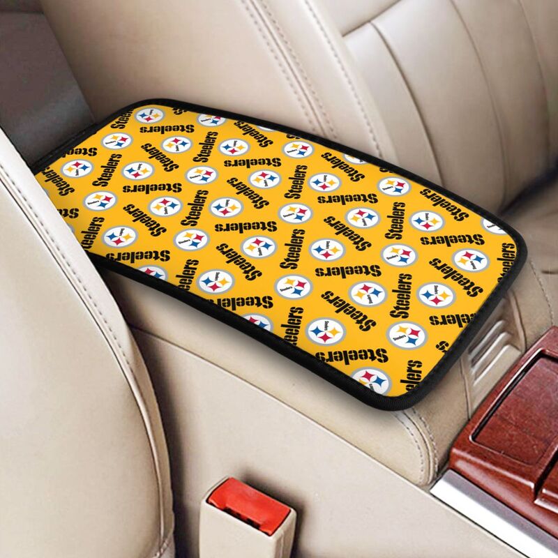 Pittsburgh Steelers Printed armrest protective cover car armrest box cushion