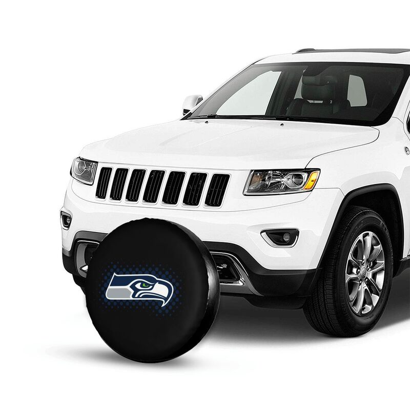 Seattle Seahawks Printing tire protection cover car sun protection tire protection cover