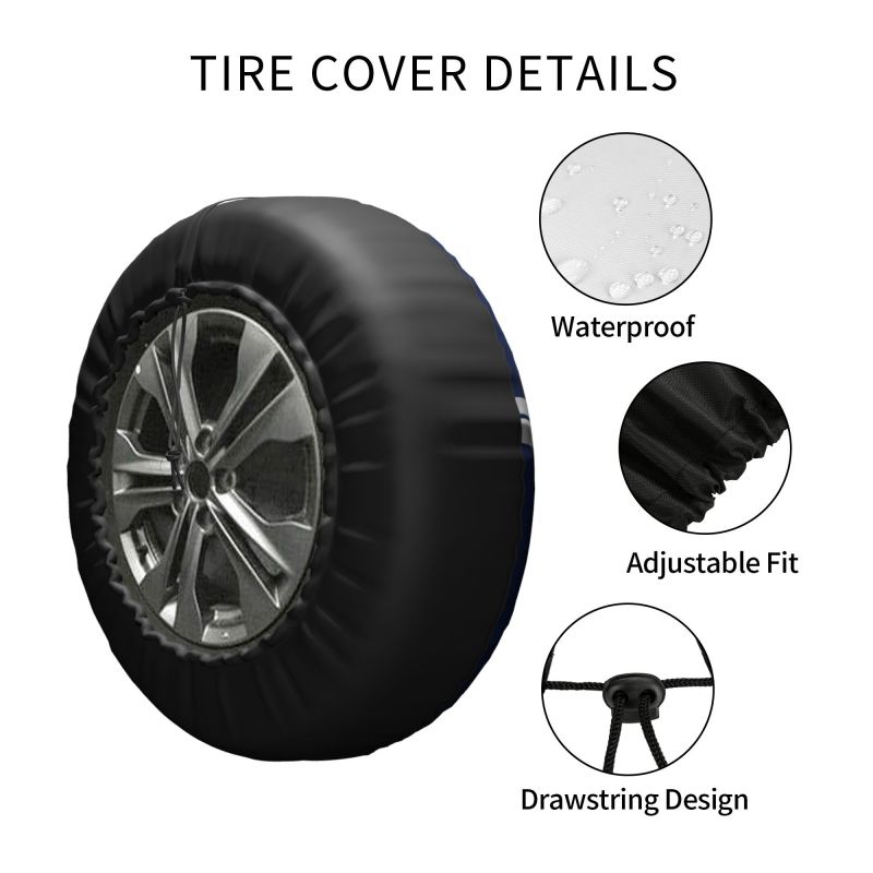 Dallas Cowboys 4 Car tire protective cover waterproof and dustproof tire cover