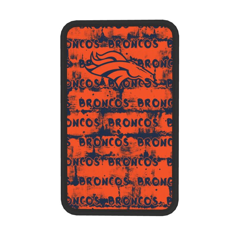 Denver Broncos print Car armrest box protective cover car center console armrest pad