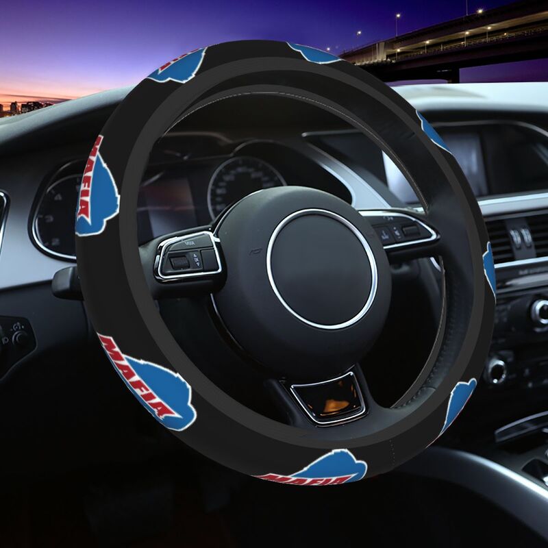 Buffalo Bills 1 Printed breathable anti slip cover elastic steering wheel cover