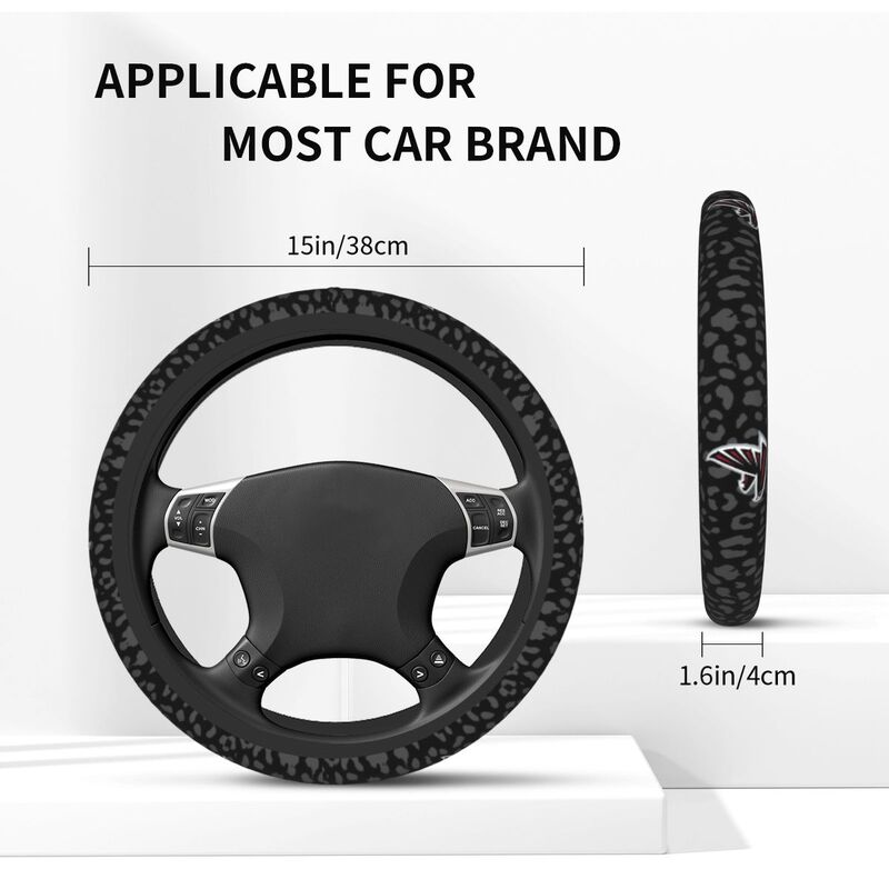 Atlanta Falcons Printed elastic steering wheel cover car anti-skid cover