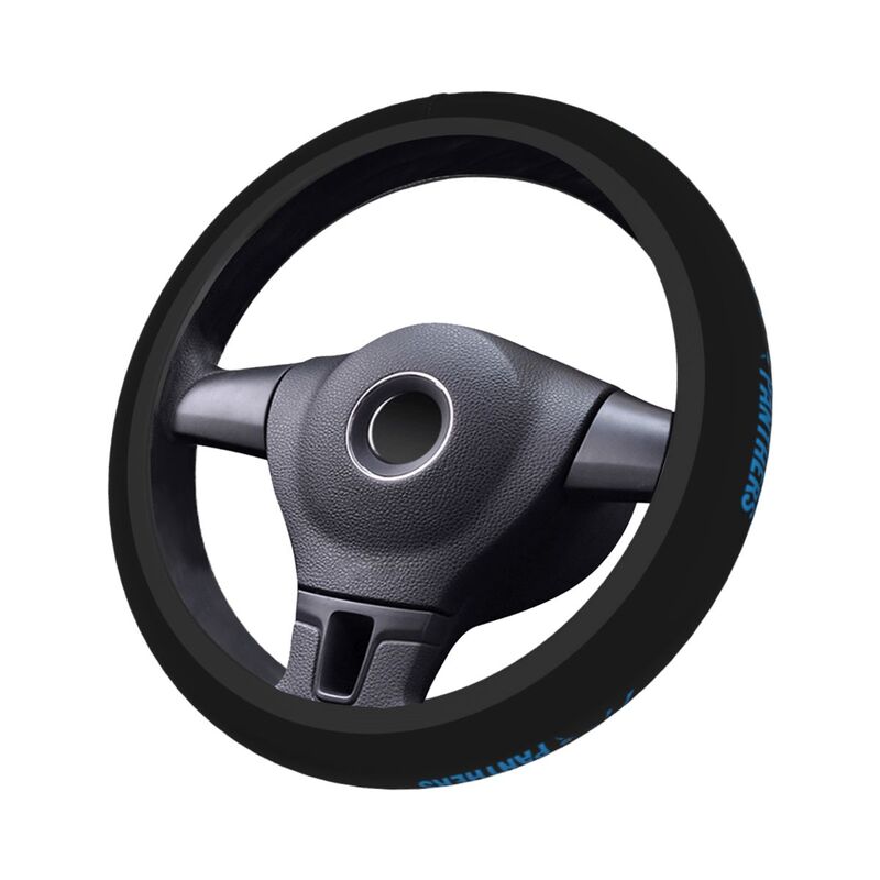 Carolina Panthers 1 Printed breathable elastic steering wheel protective cover