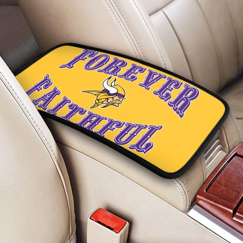 Minnesota Vikings Print car armrest box cover armrest protective cover