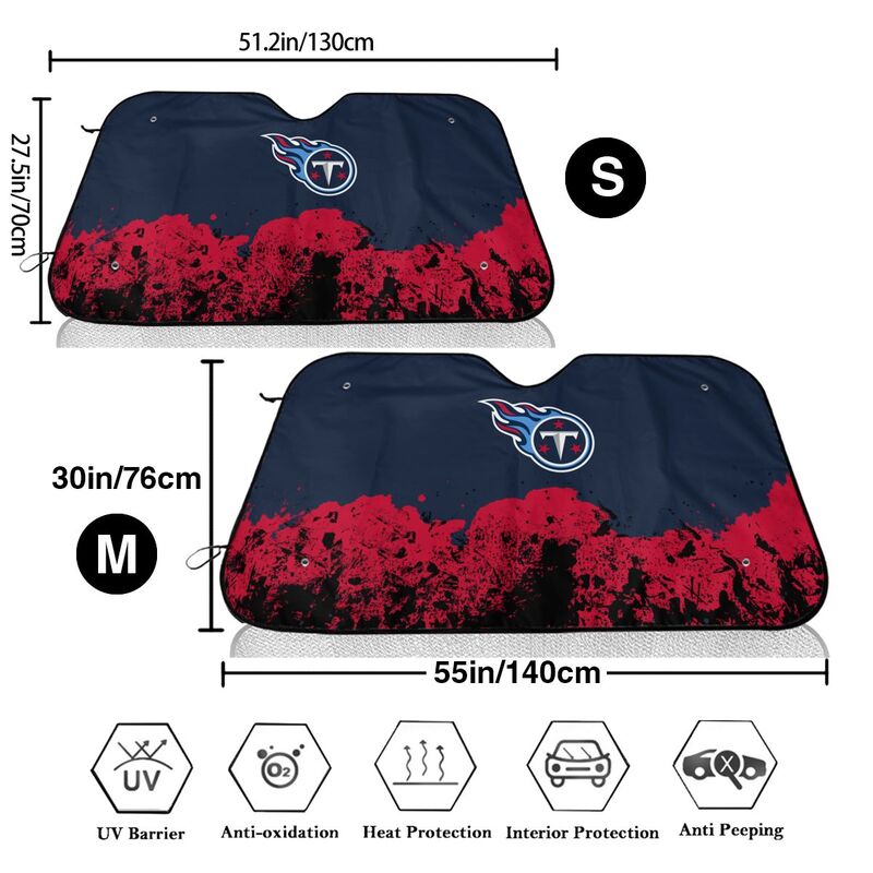Tennessee Titans Print car front windshield sunshade car windshield sunshade (multi size)
