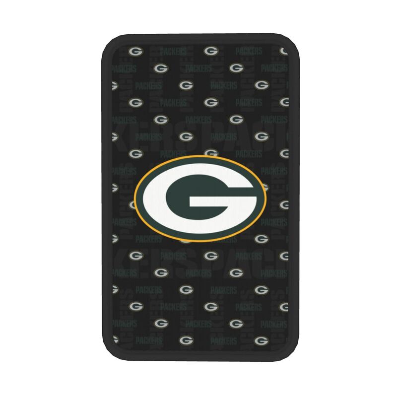 Green Bay Packers 2 printed Car handrail cushion Personalized car armrest cover
