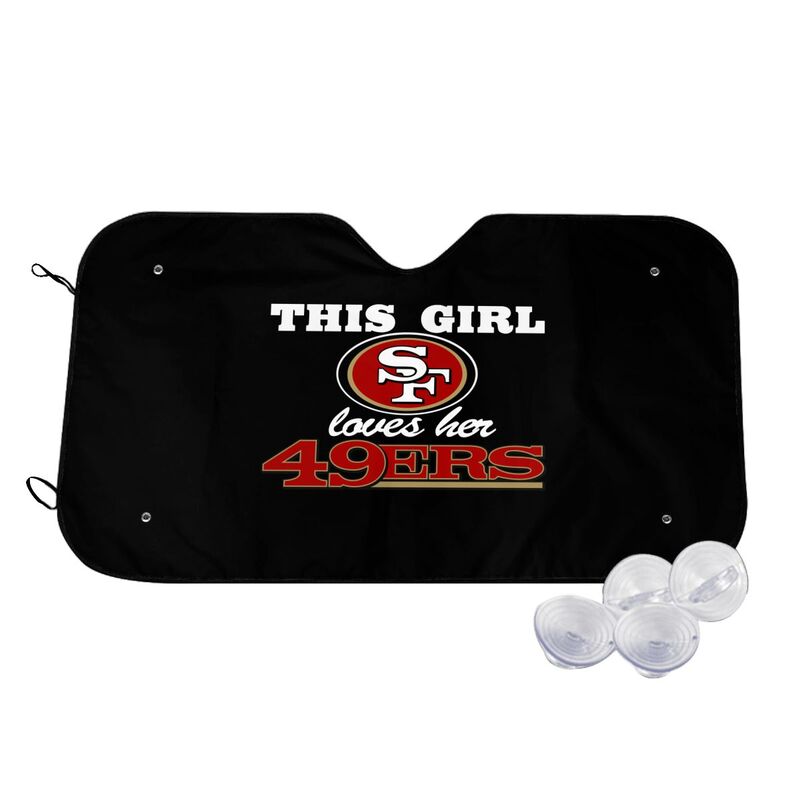 San Francisco 49ers 2 Printing multi size car front windshield sunshade car windshield sunshade
