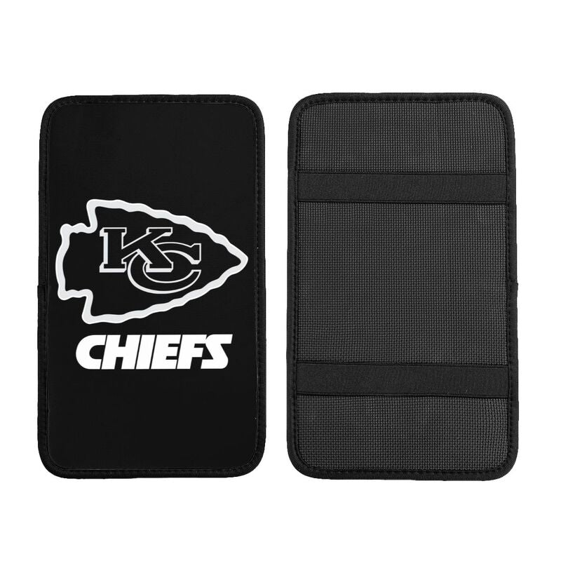 Kansas City Chiefs1 Printed car center armrest box pad anti slip pad