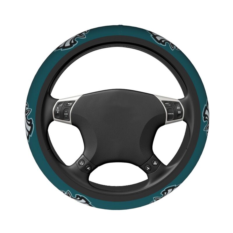 Philadelphia Eagles Printed breathable elastic steering wheel cover anti slip cover