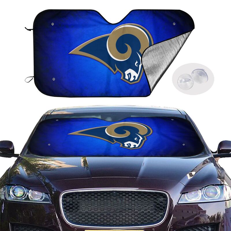 Los Angeles Rams Print Car windshield sunshades suitable for front Car windshield sunshades