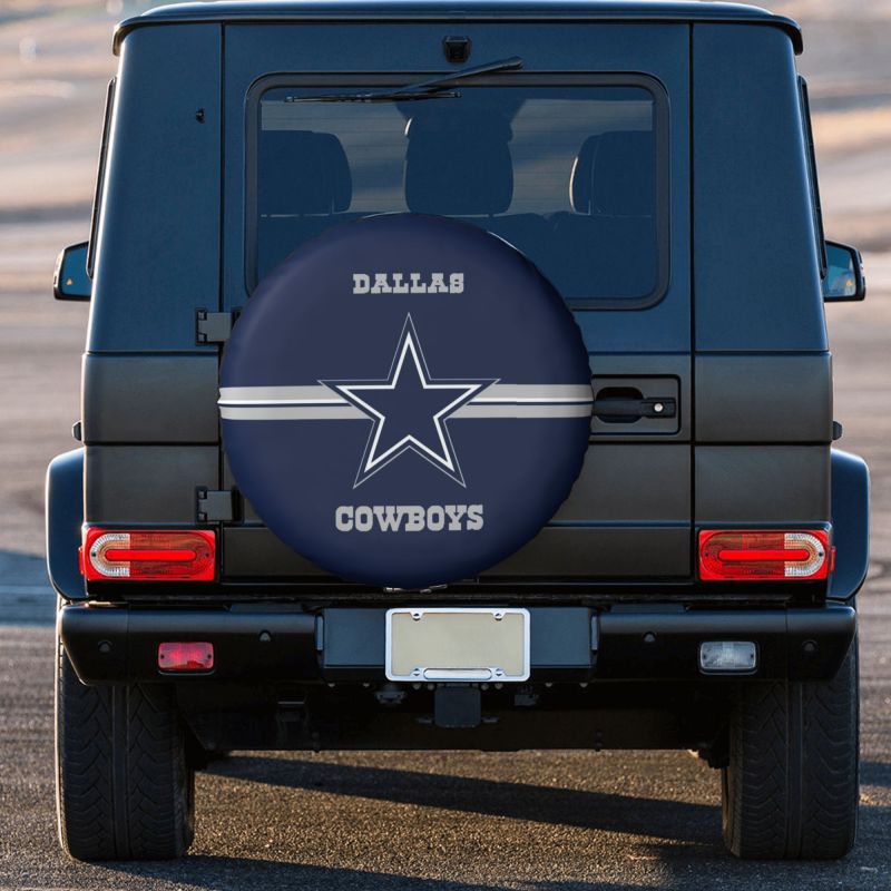 Dallas Cowboys 4 Car tire protective cover waterproof and dustproof tire cover