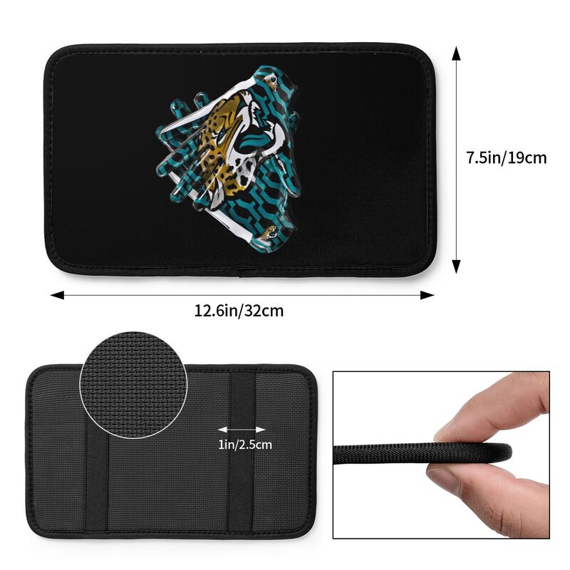Jacksonville Jaguars1 Printed car center armrest box pad anti slip pad