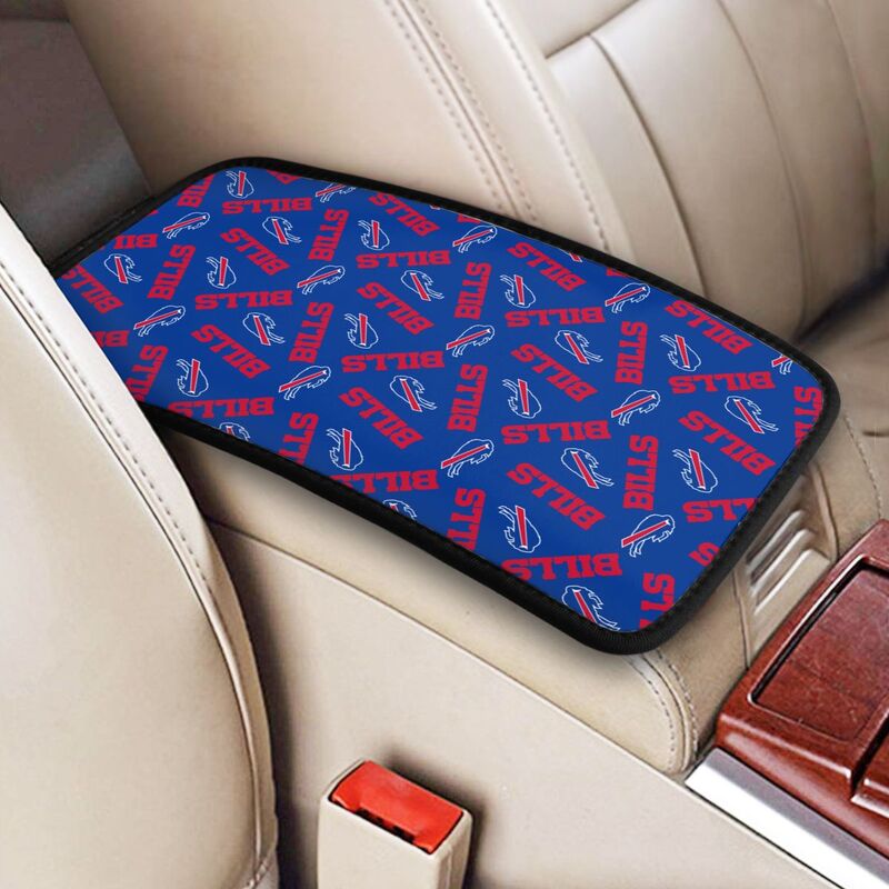 Buffalo Bills Printed armrest protective cover car armrest box cushion