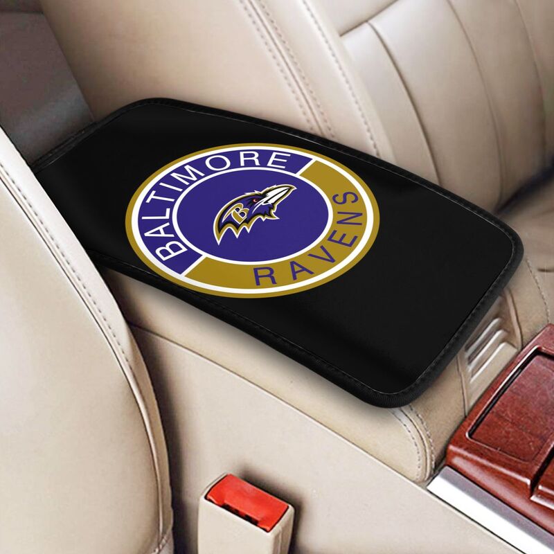 Baltimore Ravens print car armrest protective cover Car center console armrest pad