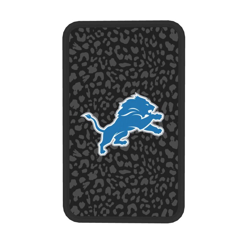 Detroit Lions print Car handrail box cushion Personalized car armrest cover
