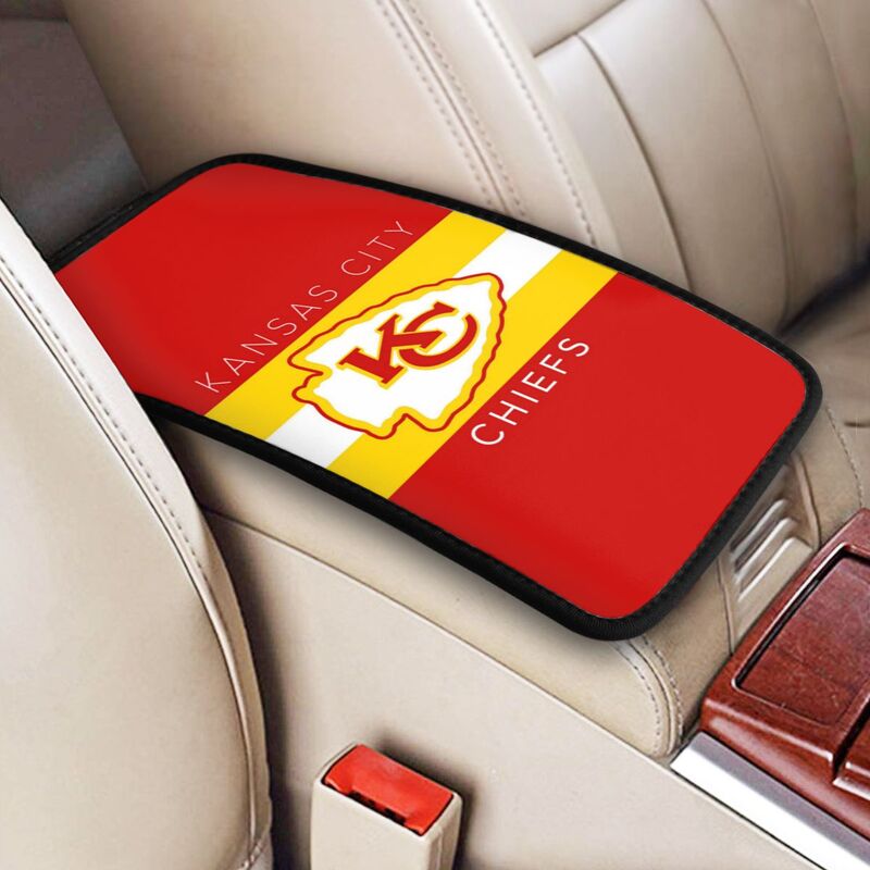 Kansas City Chiefs1 Printed car armrest box pad elbow protection pad