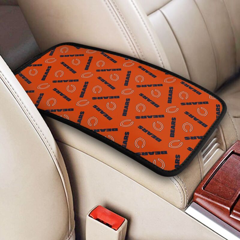 Chicago Bears Printed armrest protective cover car armrest box cushion