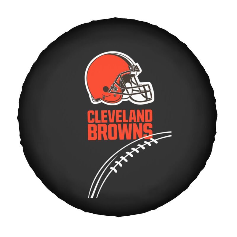 Cleveland Browns 2 Printing tire protection cover car sun protection tire protection covers