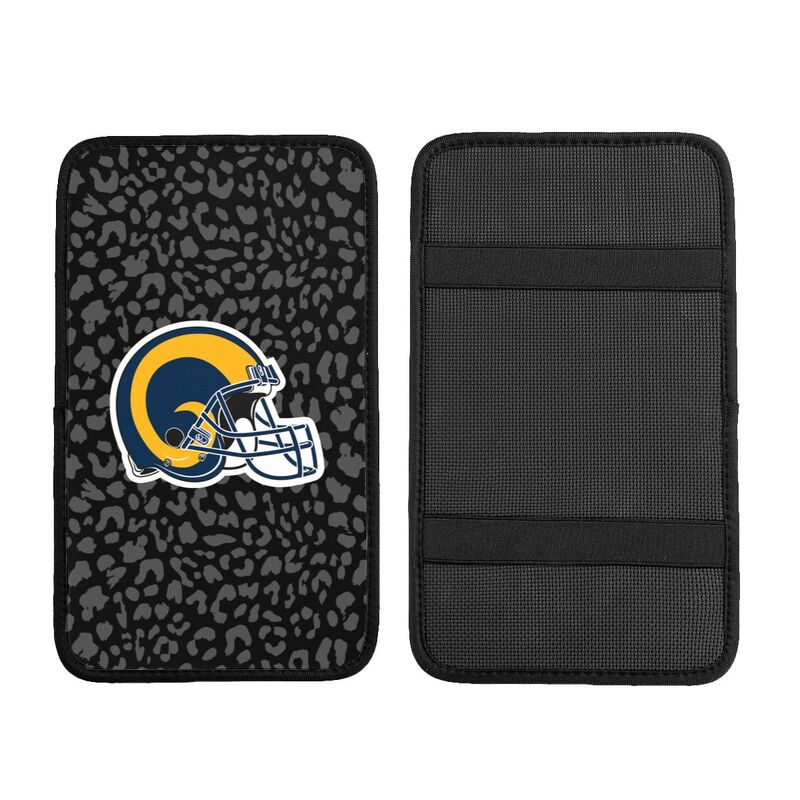 Los Angeles Rams 3 print Car handrail box cushion Personalized car armrest cover