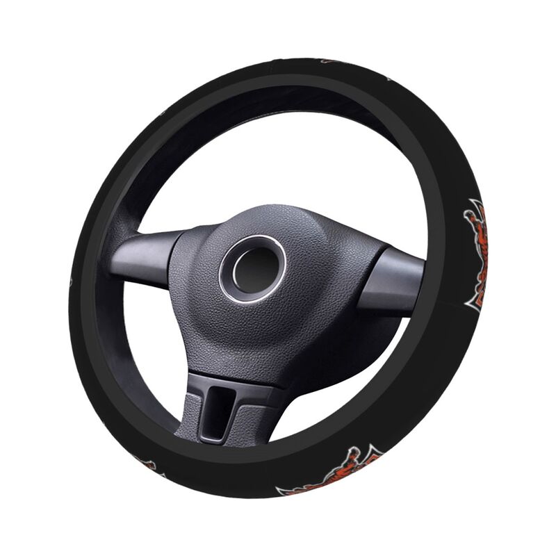 Cincinnati Bengals Printed elastic steering wheel cover anti slip breathable