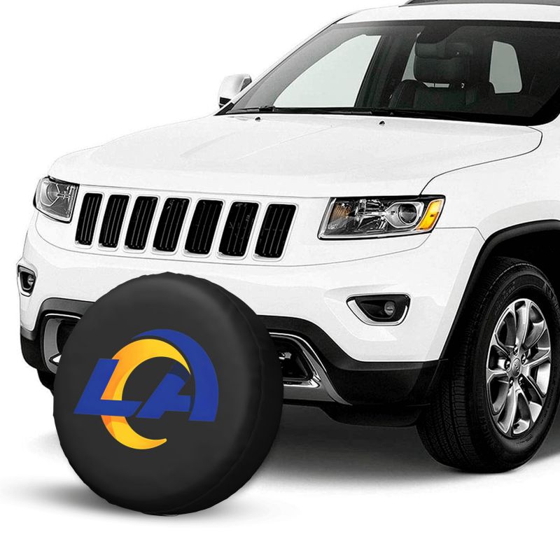 Los Angeles2 Rams Car tire protection cover spare tire waterproof and dustproof cover