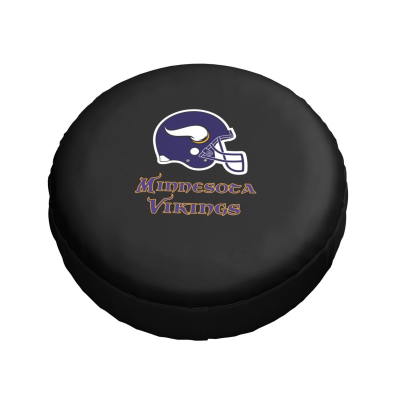 Minnesota Vikings3 Car tire protection cover spare tire waterproof and dustproof cover