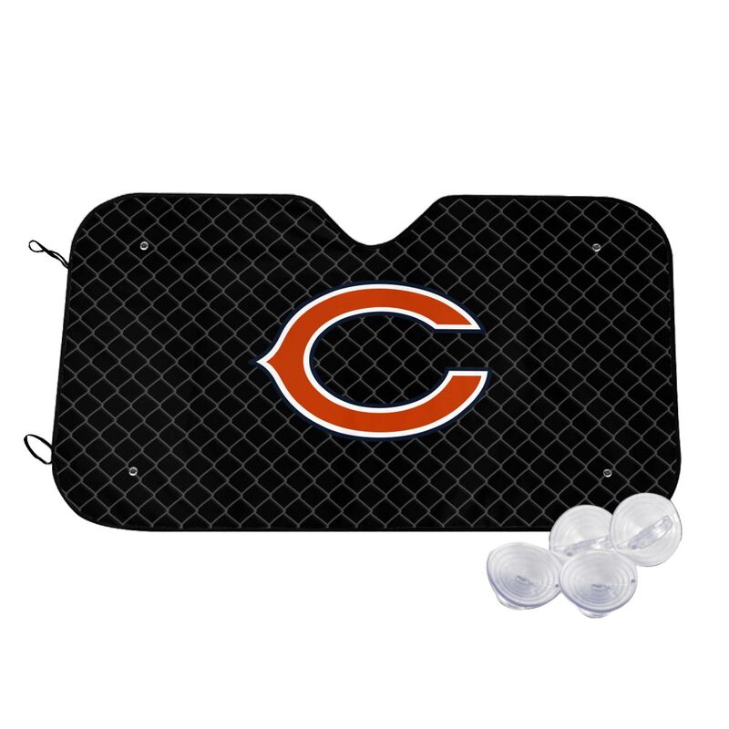 Chicago Bears 2 Print Car windshield sunshades is suitable front Car windshield sunshades
