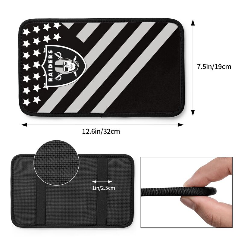 Las Vegas Raiders1 Protective pad for armrest box of printing vehicle