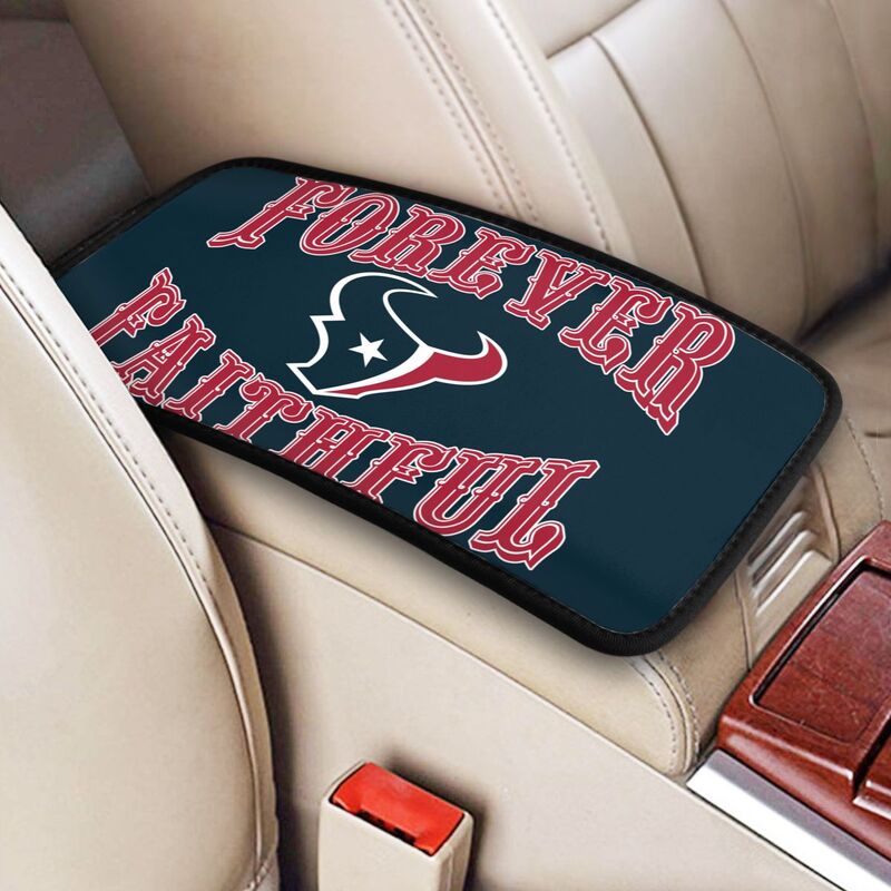 Houston Texans Print car armrest box cover armrest protective cover