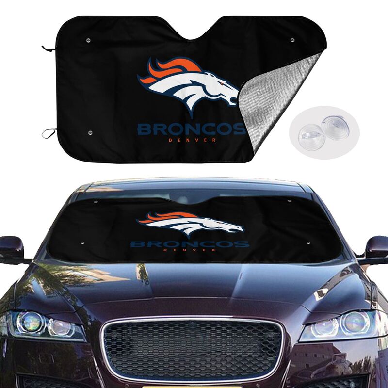 Denver Broncos 3 Printing suitable for front Car windshield sunshades Car windshield sunshades