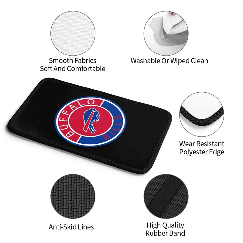 Buffalo Bills print car armrest protective cover Car center console armrest pad