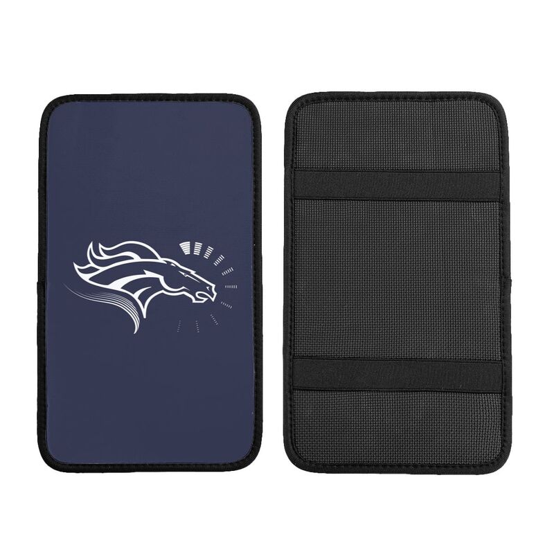 Denver Broncos Printed car armrest box pad anti-abrasion pad