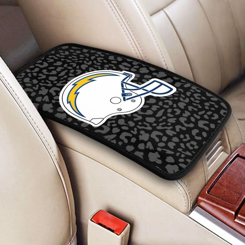 San Diego Chargers 2 print Car handrail box cushion Personalized car armrest cover