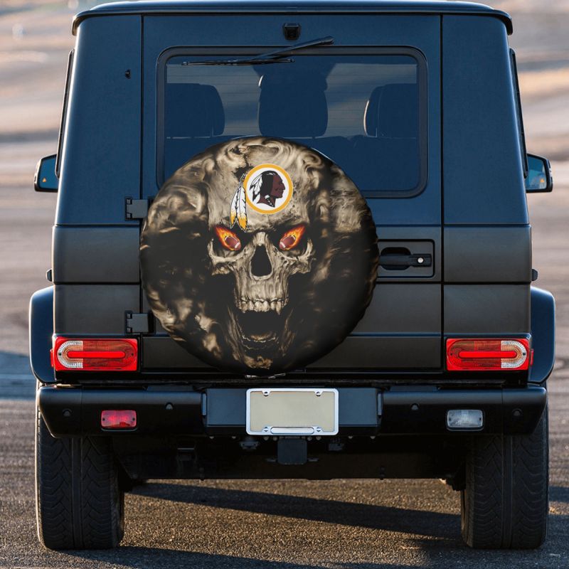 Washington Redskins print Skull print car tire cover tire dust cover