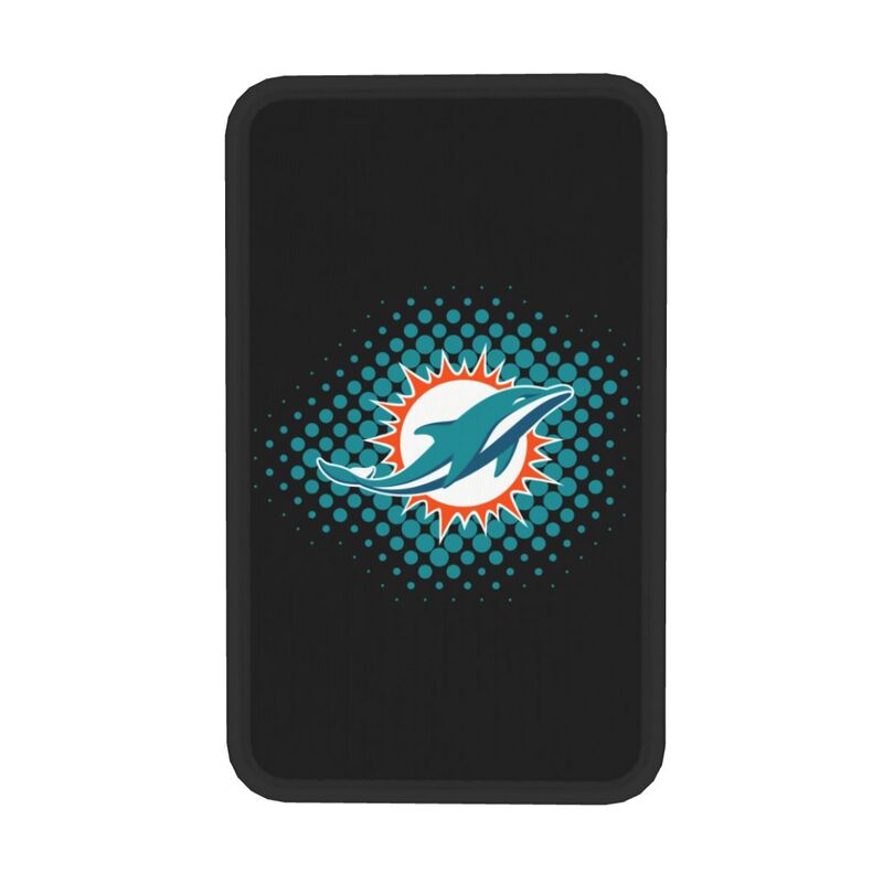 Miami Dolphins Printed car armrest box cushion armrest protective cover