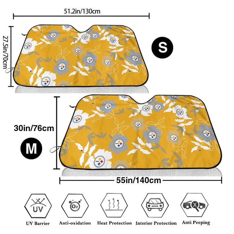 Pittsburgh Steelers Printed car windshield sunshade front windshield sunshade (multi size)