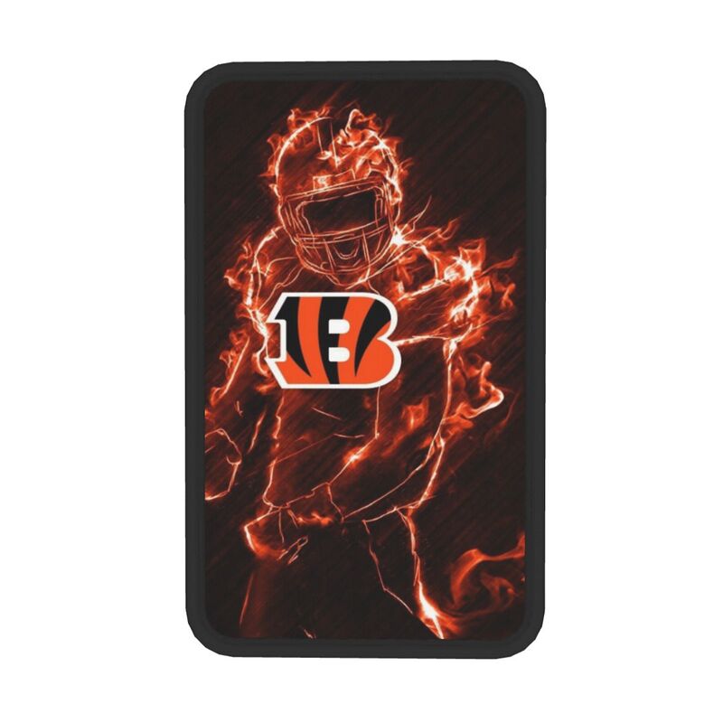 Car armrest box pad Cincinnati Bengals3 Printed central armrest box pad anti slip pad