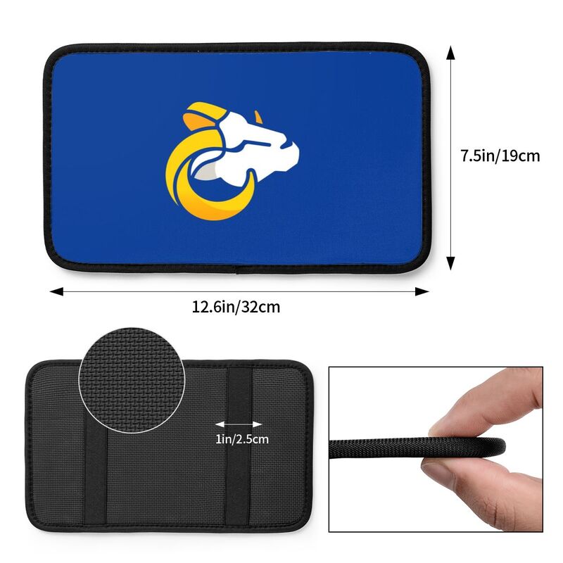 Los Angeles Rams4 Printed car armrest box pad anti-abrasion pad