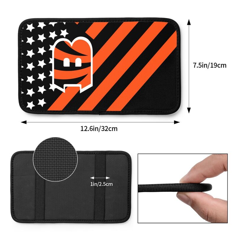 Cincinnati Bengals3 Printed car armrest box pad elbow protection pad