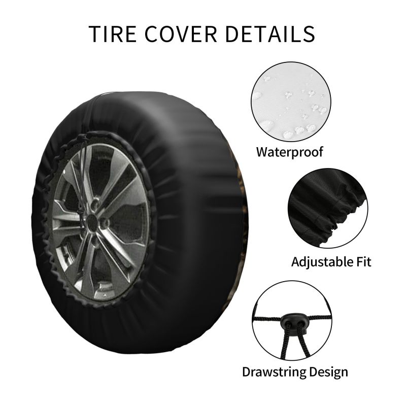San Diego Chargers print Skull print car tire cover tire dust cover