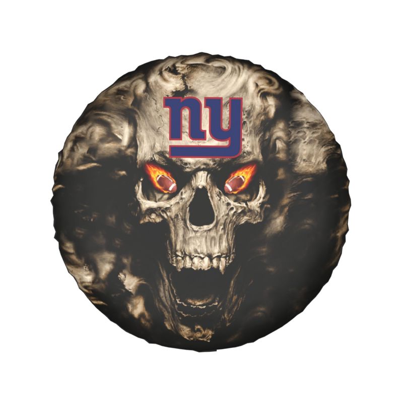 New York Giants print Skull print car tire cover tire dust cover